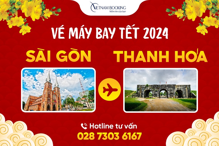 vé máy bay Tết từ Sài Gòn đi Thanh Hóa